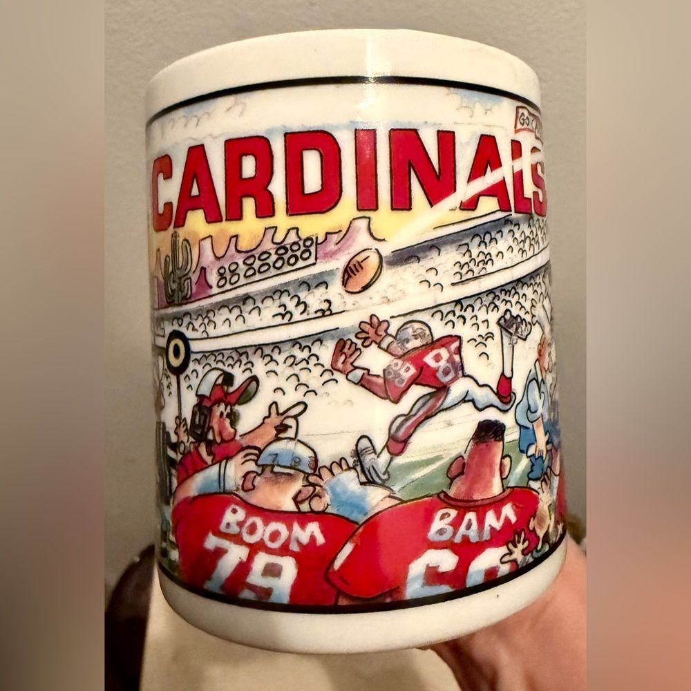 NFL  Arizona Cardinals team mug. 12oz by Customs Edge Inc. Team.